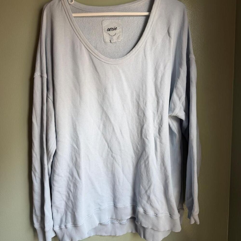 Aerie Women's Blue Sweatshirt